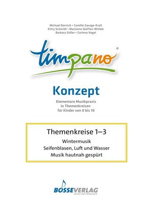 cover image of TIMPANO--Drei Themenkreise im Januar